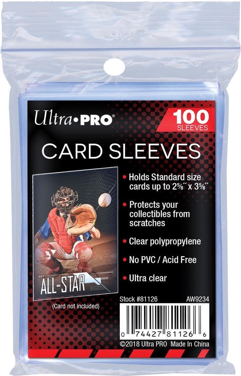 Ultra Pro Soft Card Sleeves (100 stuks)